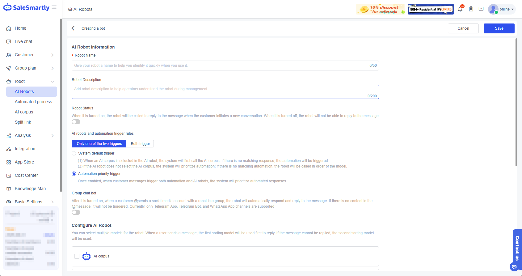Chatbot AI để Tương tác Tức thì 24/7
