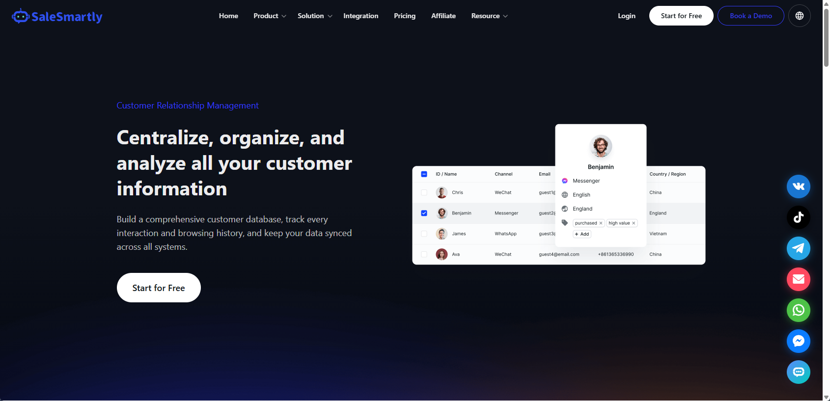 Quản lý Dữ liệu Khách hàng có Cấu trúc