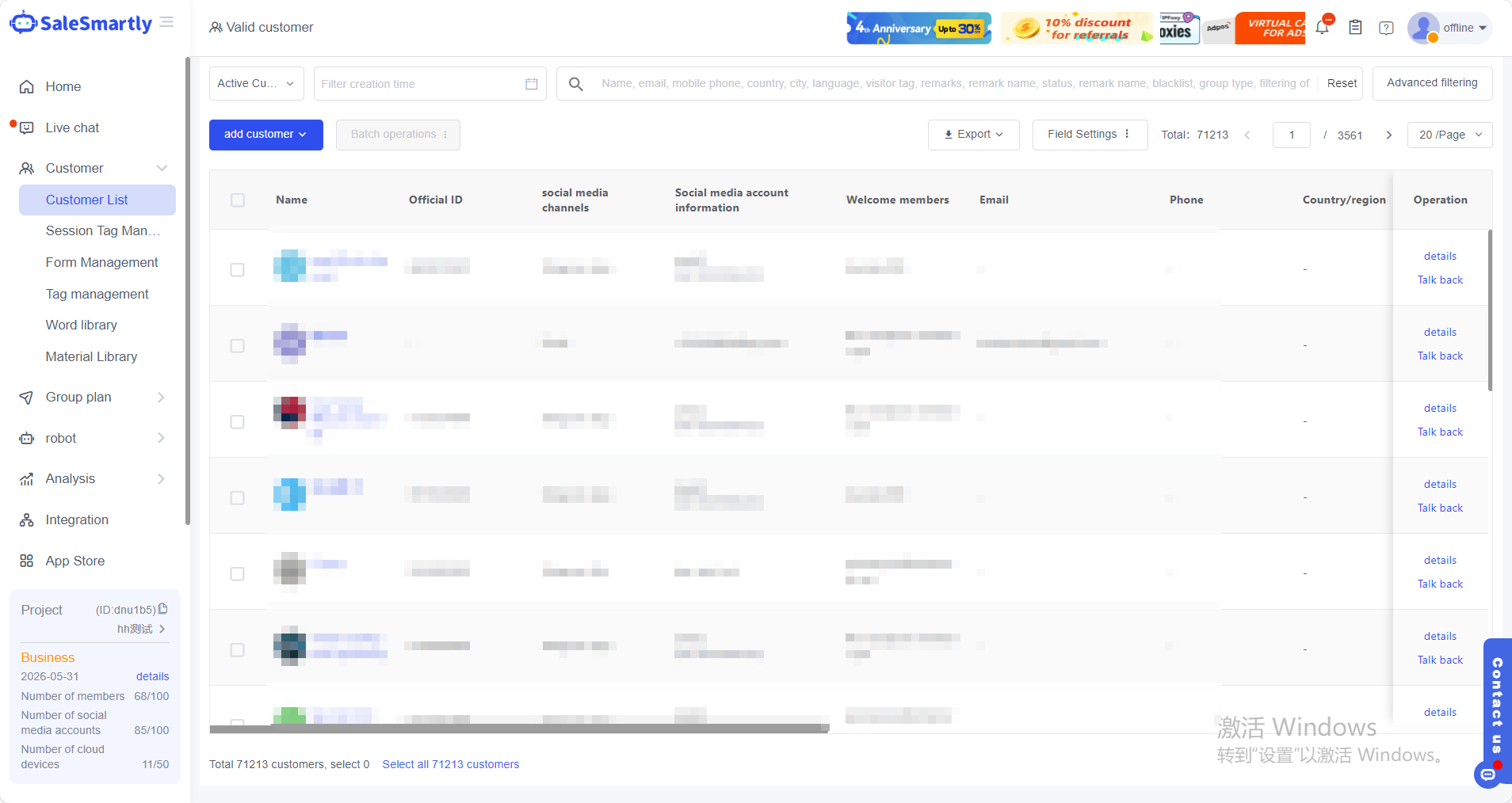 Quản lý khách hàng