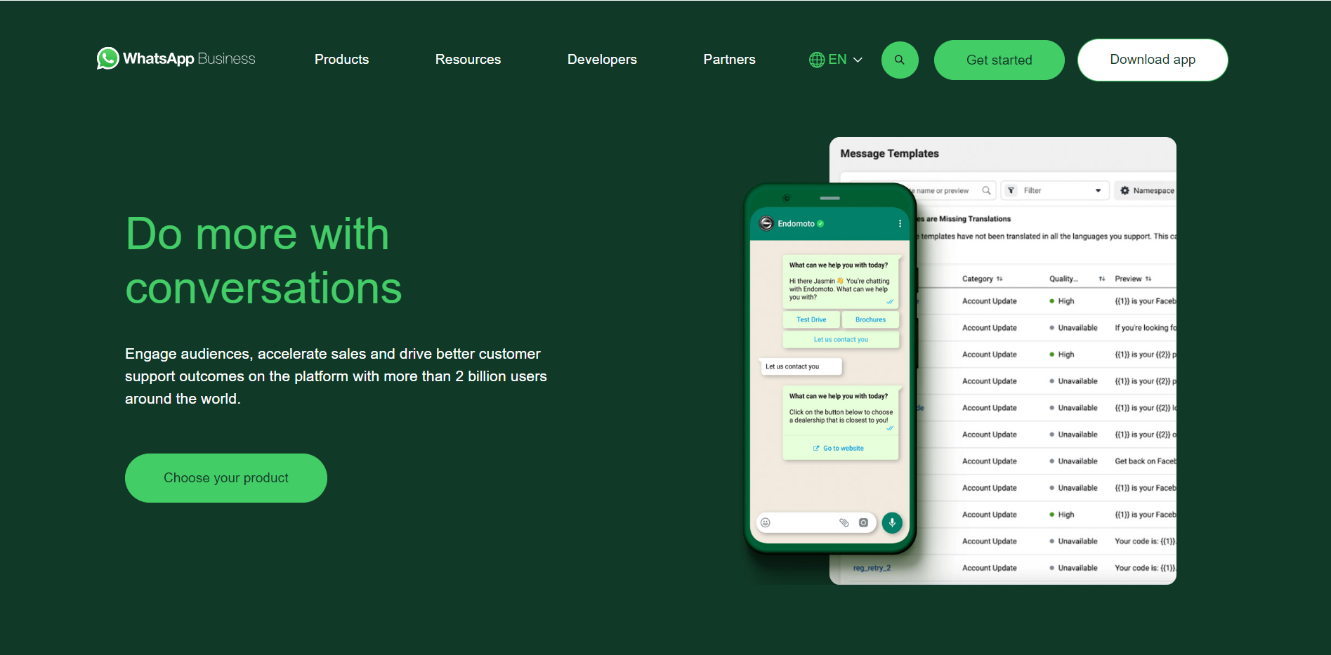 Tài khoản ứng dụng WhatsApp