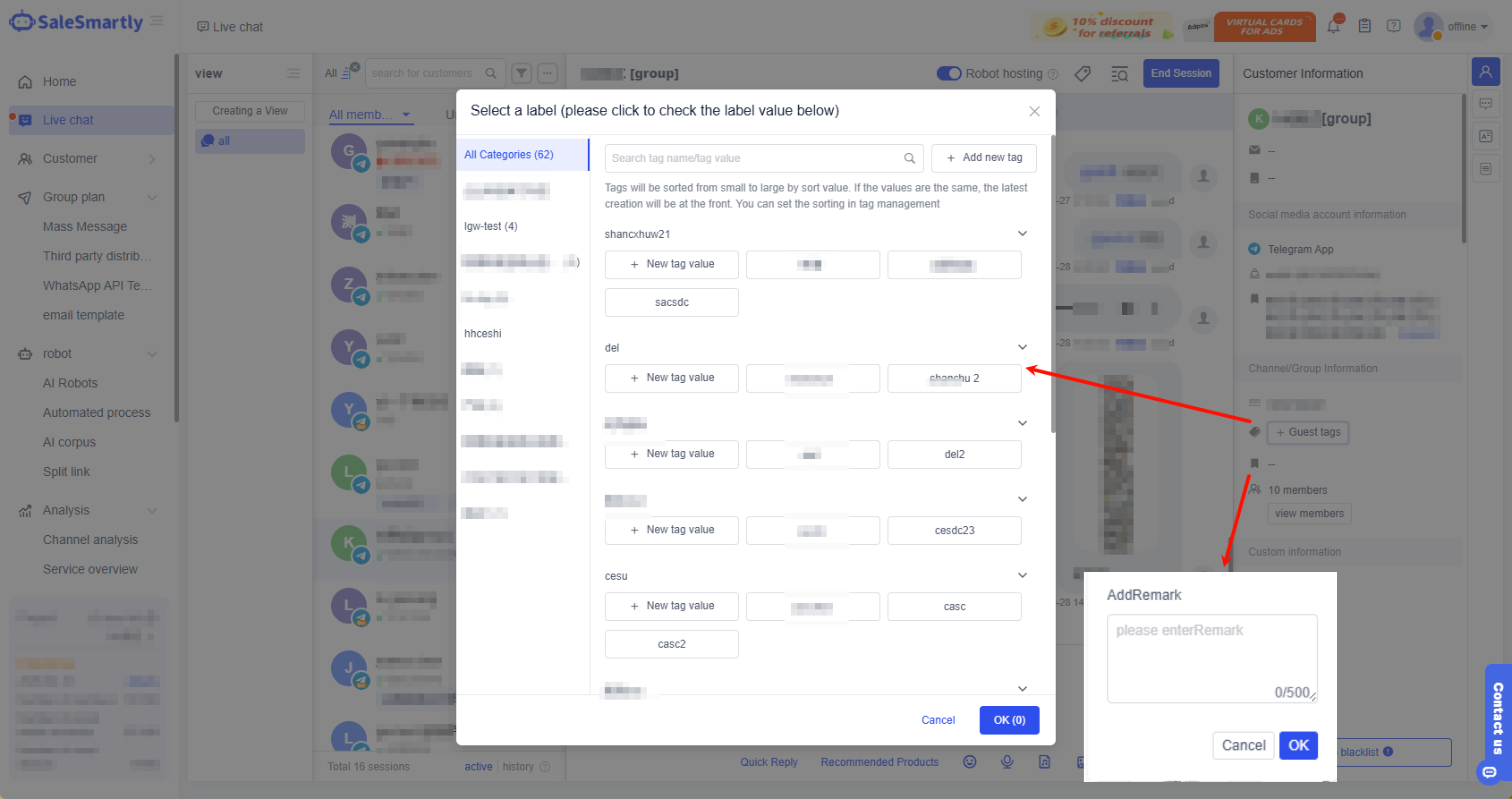 Gắn thẻ Khách hàng Thông minh
