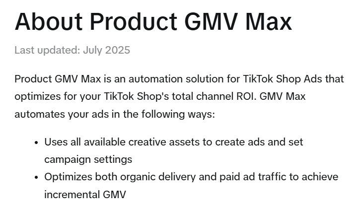 GMV Max Thực sự là gì