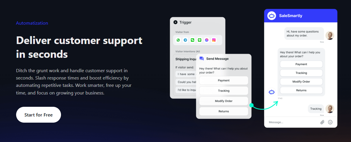 Trả lời Tự động & Chatbot AI