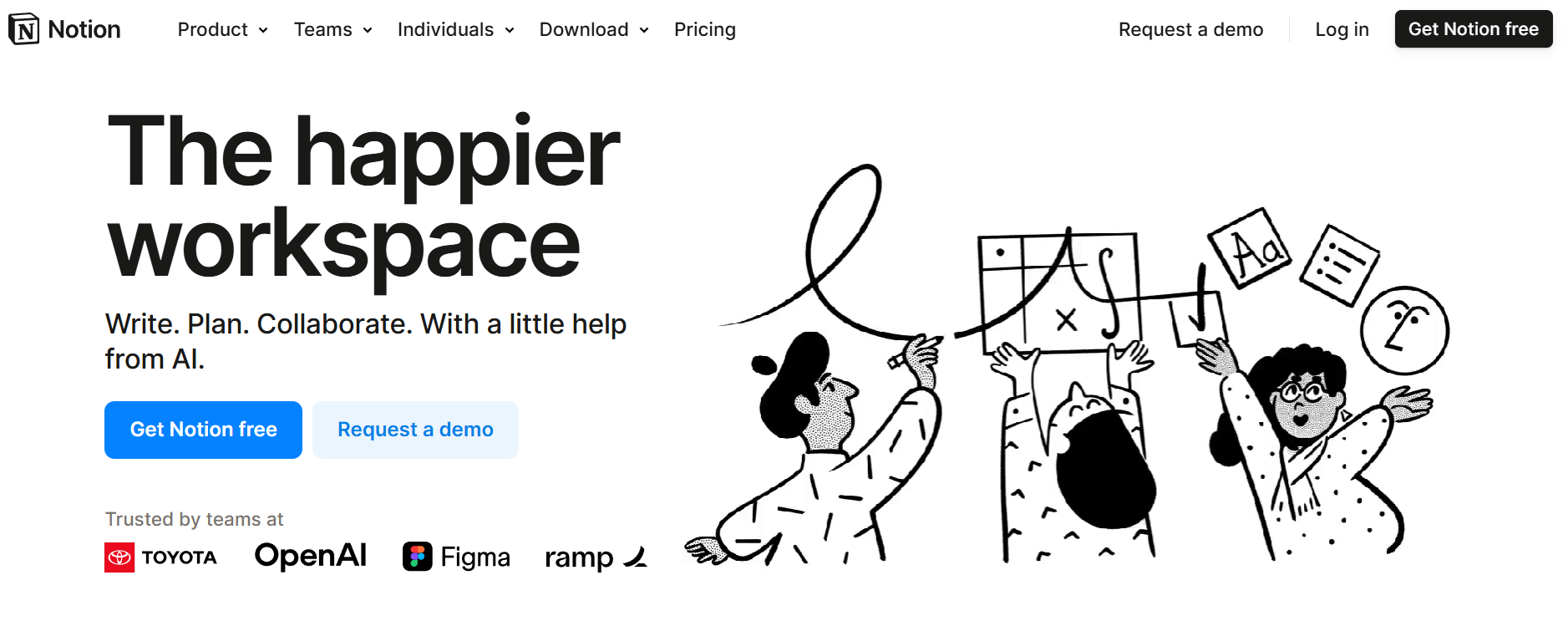 Notion: Không gian làm việc Tất cả trong một