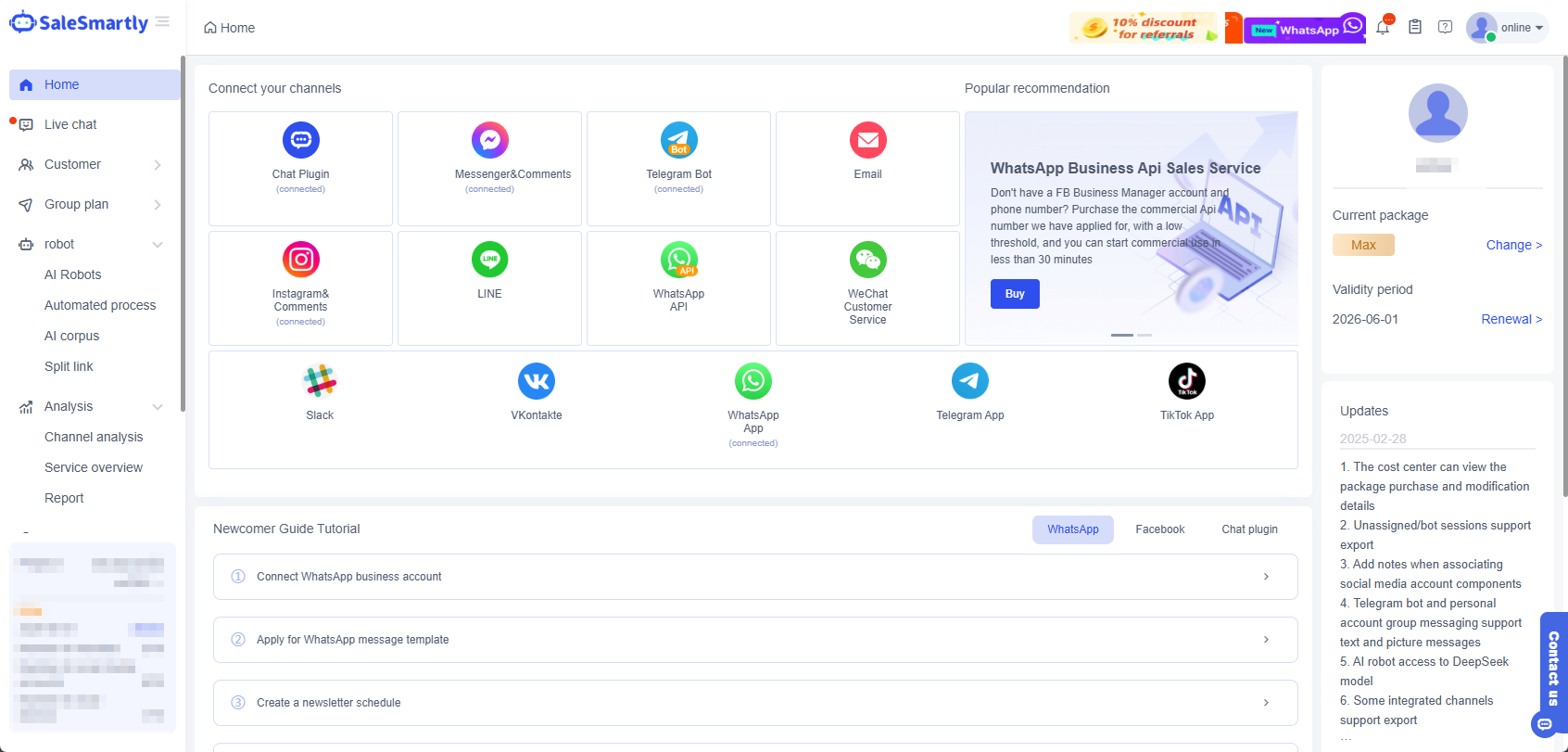 Hộp Thư Đa Kênh & Phản Hồi Thời Gian Thực