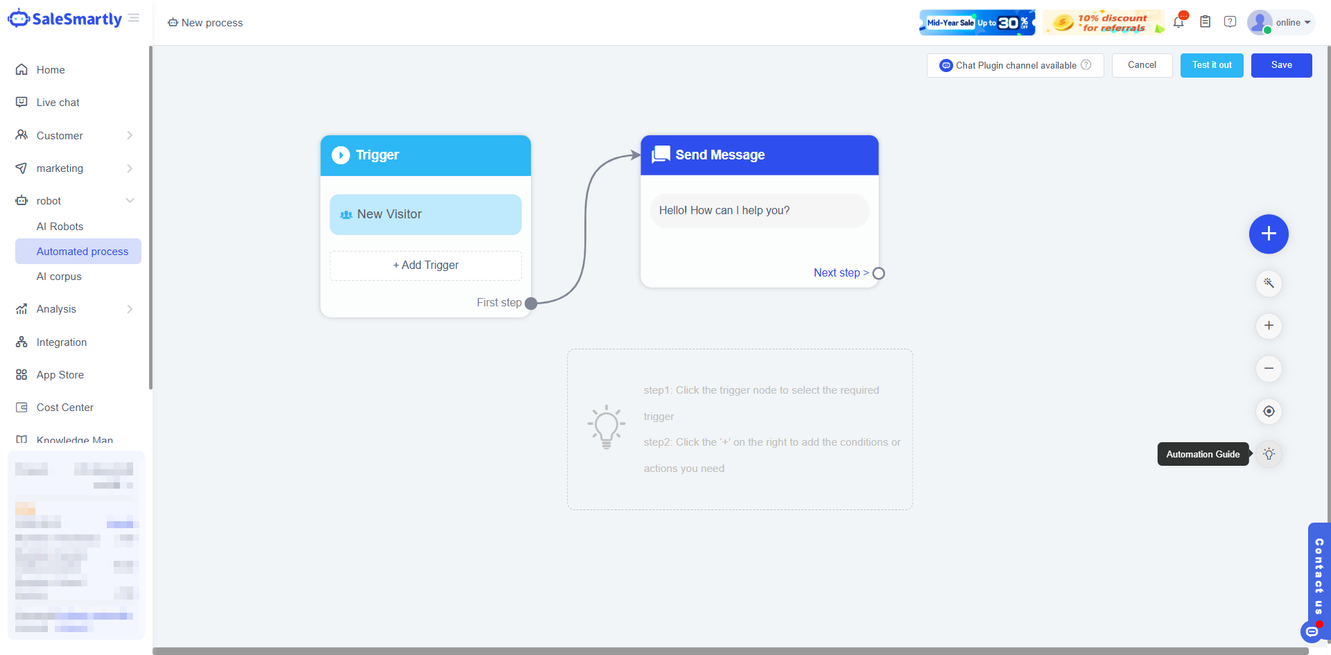 Trả lời Tự động