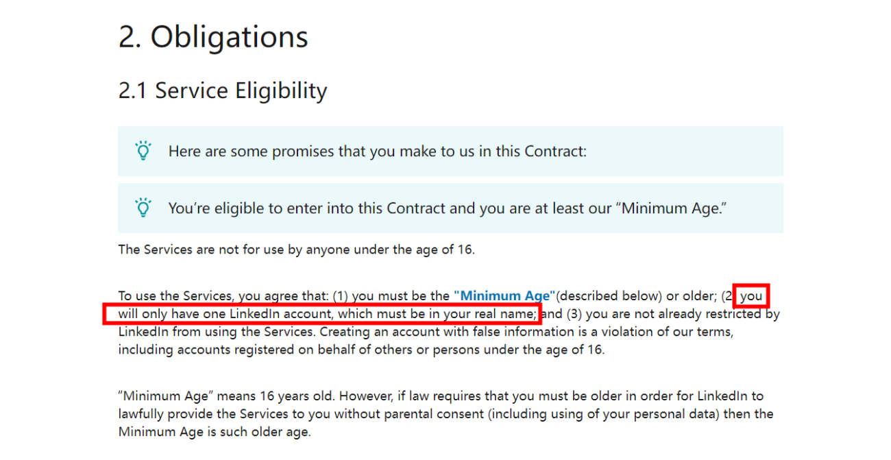 LinkedIn's official policy prefer users to maintain a single, comprehensive profile. 