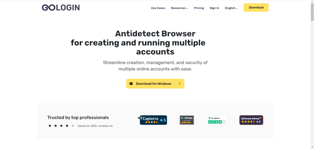 The leading antidetect browser for web scraping and multi-accounting