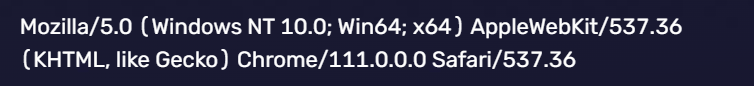 User Agent