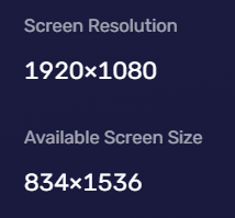 Screen Resolution