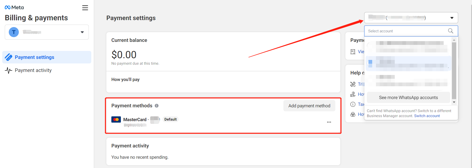 Quản lý nhiều tài khoản