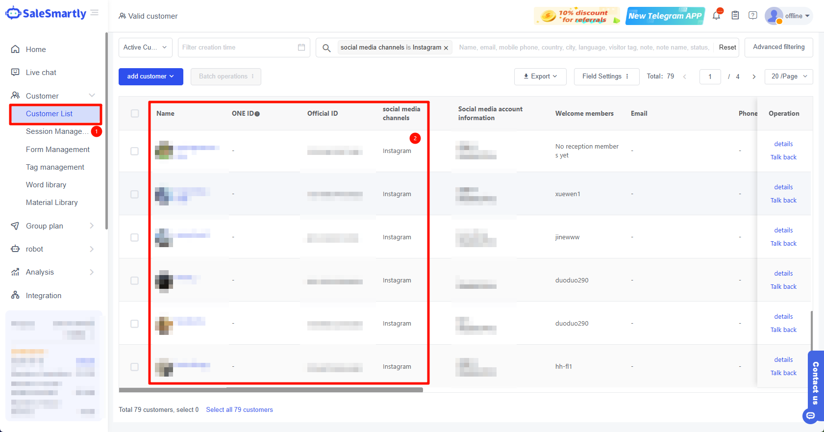 Kiểm tra danh bạ