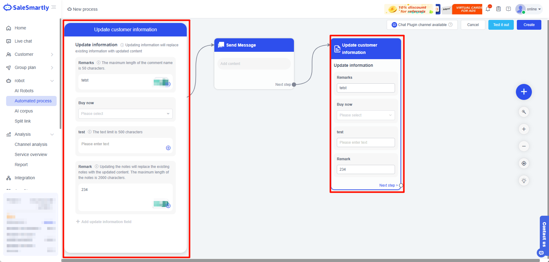 Cập nhật thông tin khách hàng