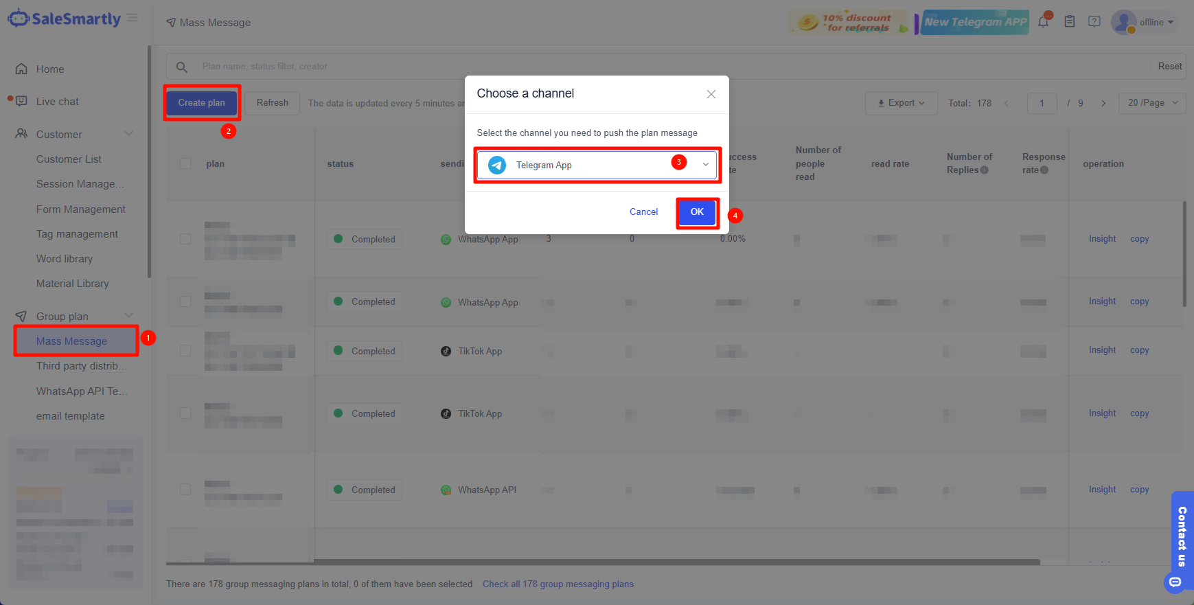Tạo tin nhắn nhóm
