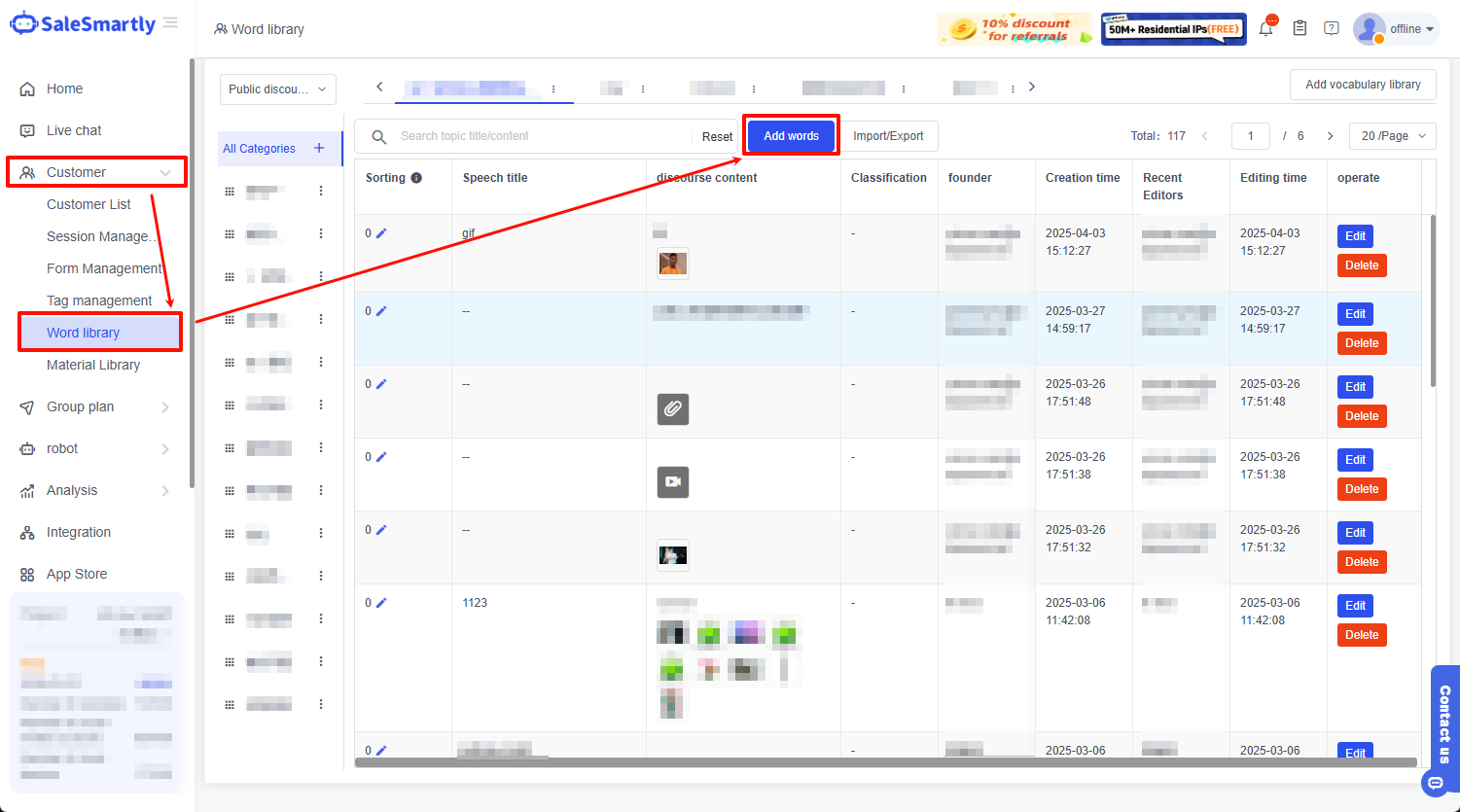 Cách thêm thư viện hội thoại