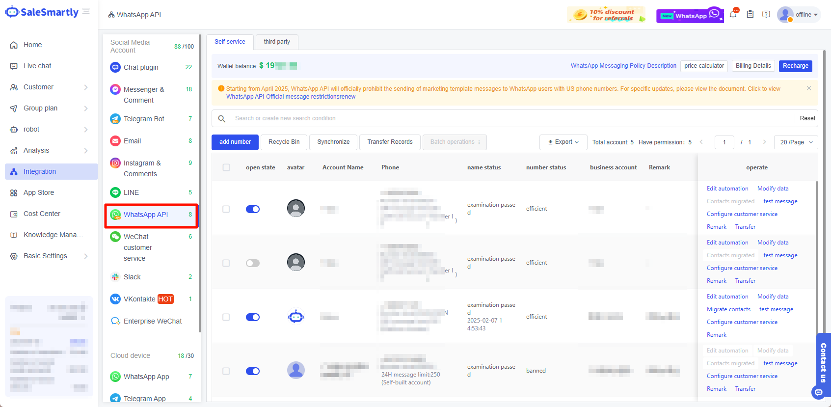 Tích hợp - WhatsApp API