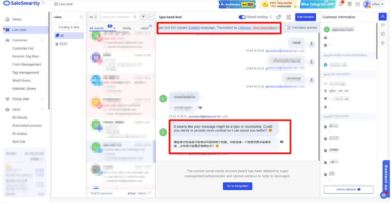 Hình ảnh thiết lập dịch