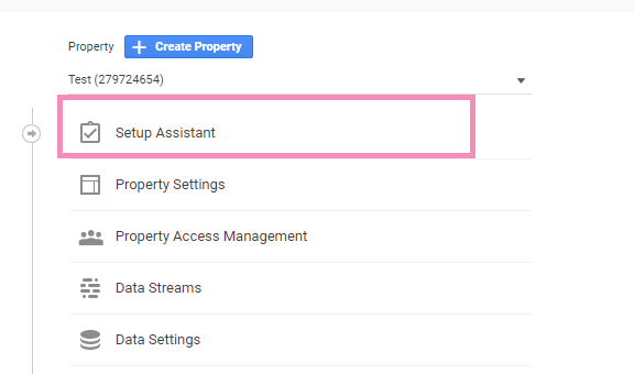 Chọn Trợ lý thiết lập