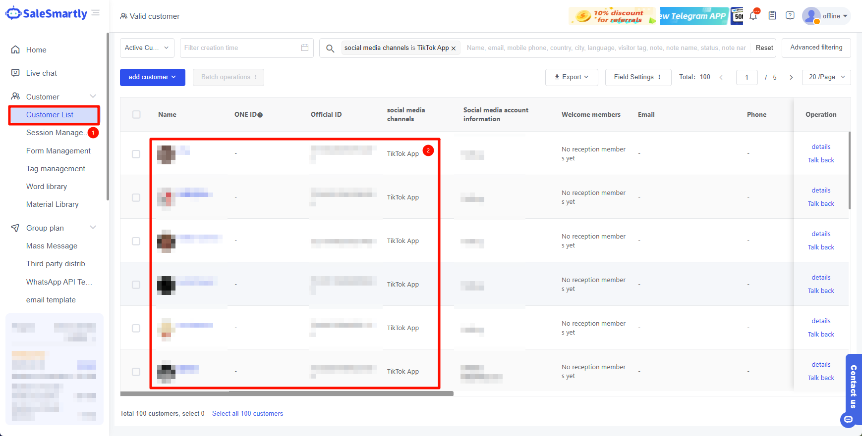 Kiểm tra danh bạ