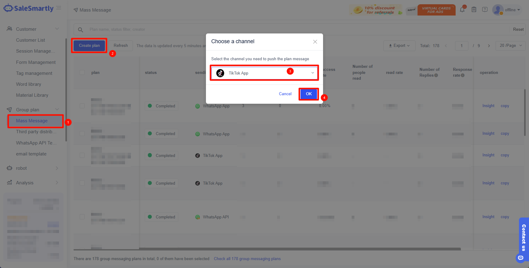 Tạo tin nhắn nhóm
