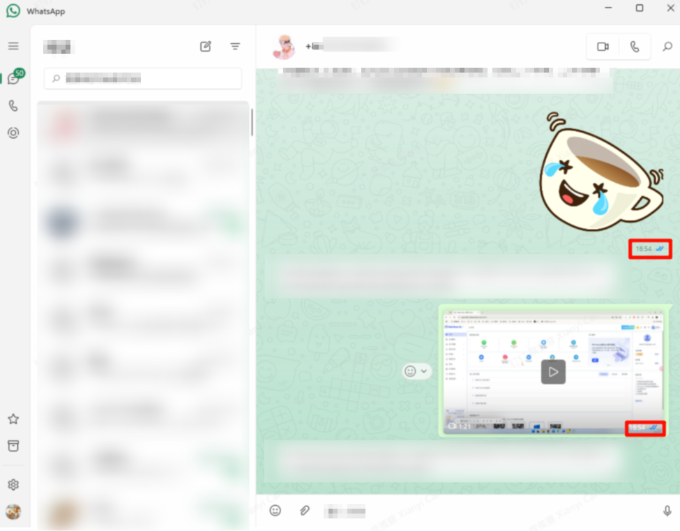 Kiểm soát trạng thái đã xem WhatsApp