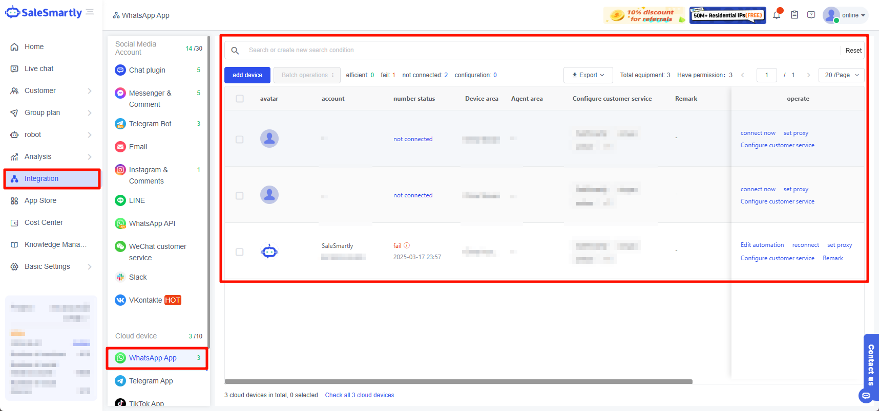 Tích hợp ứng dụng WhatsApp