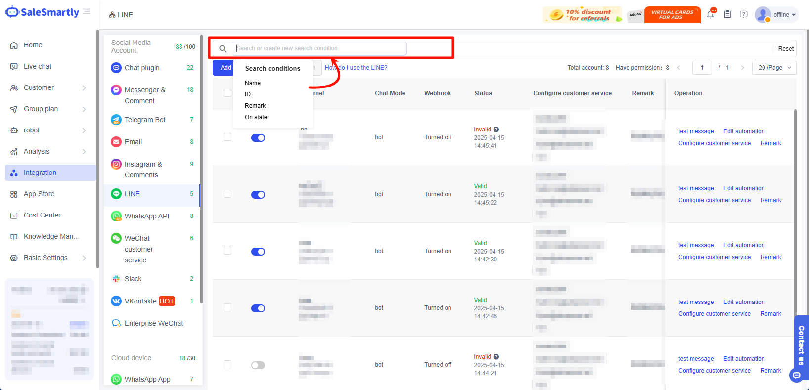 Thanh tìm kiếm thông minh