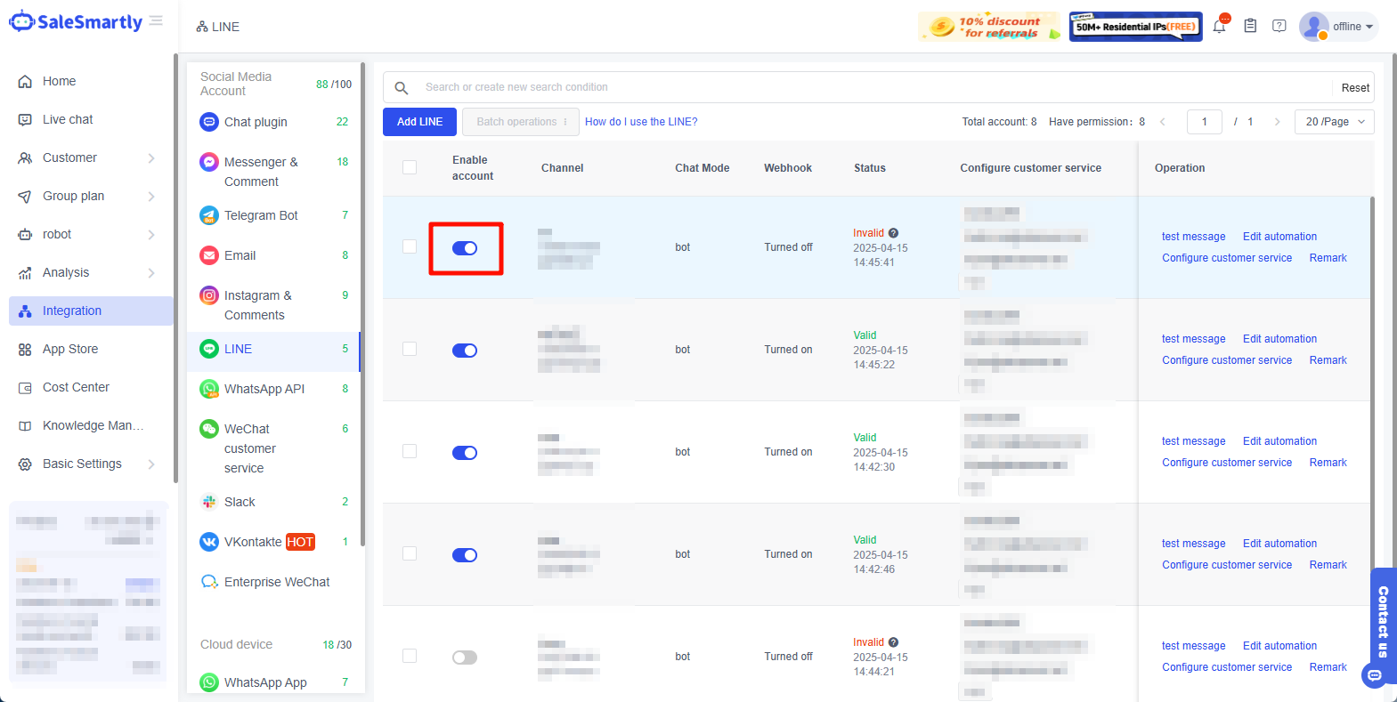 Kích hoạt tài khoản
