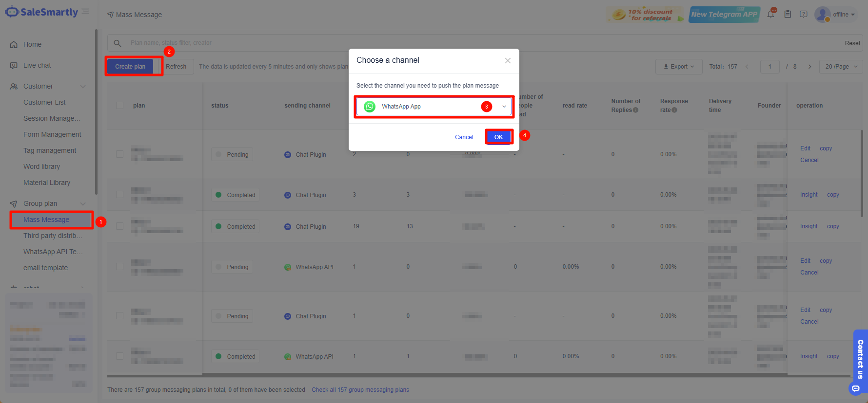Tạo tin nhắn nhóm