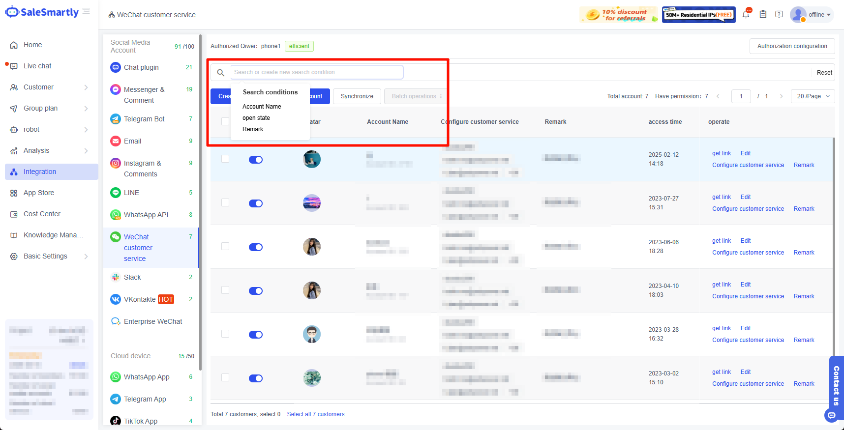 Thanh tìm kiếm thông minh
