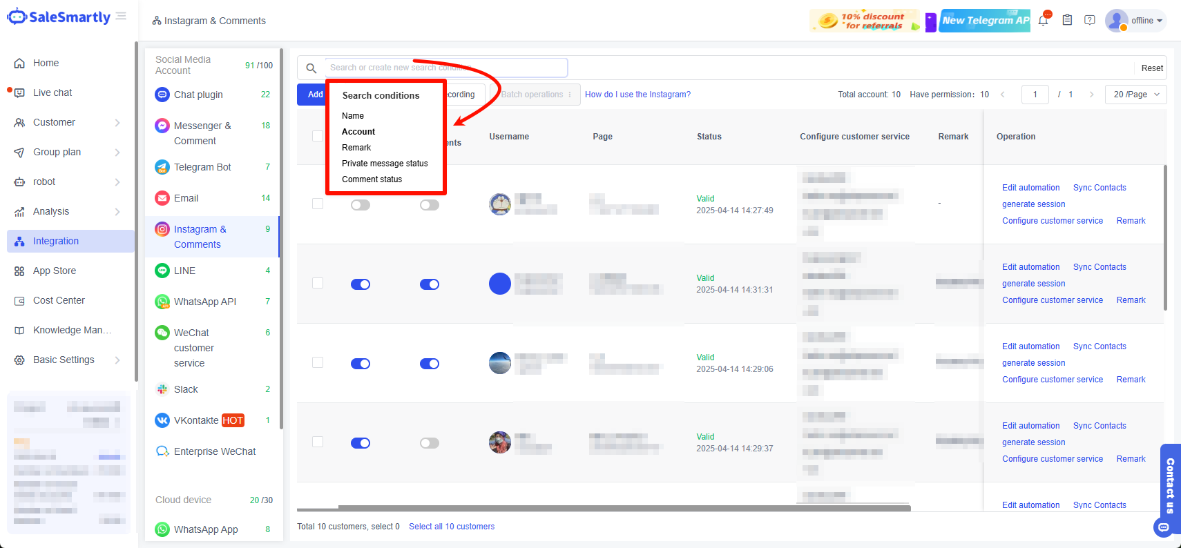 Thanh tìm kiếm thông minh
