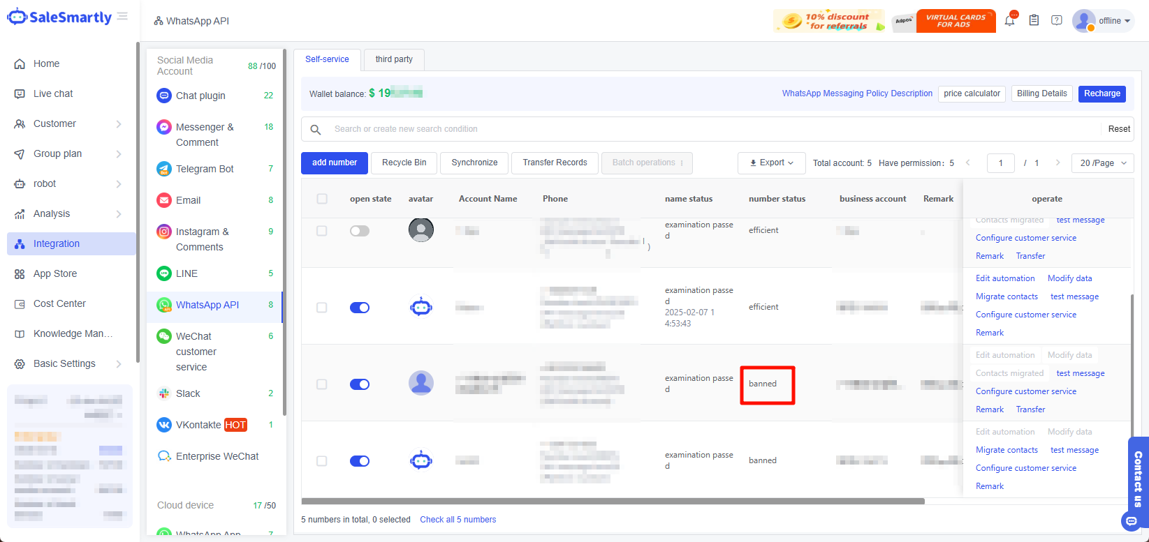 Số tự đăng ký không hợp lệ