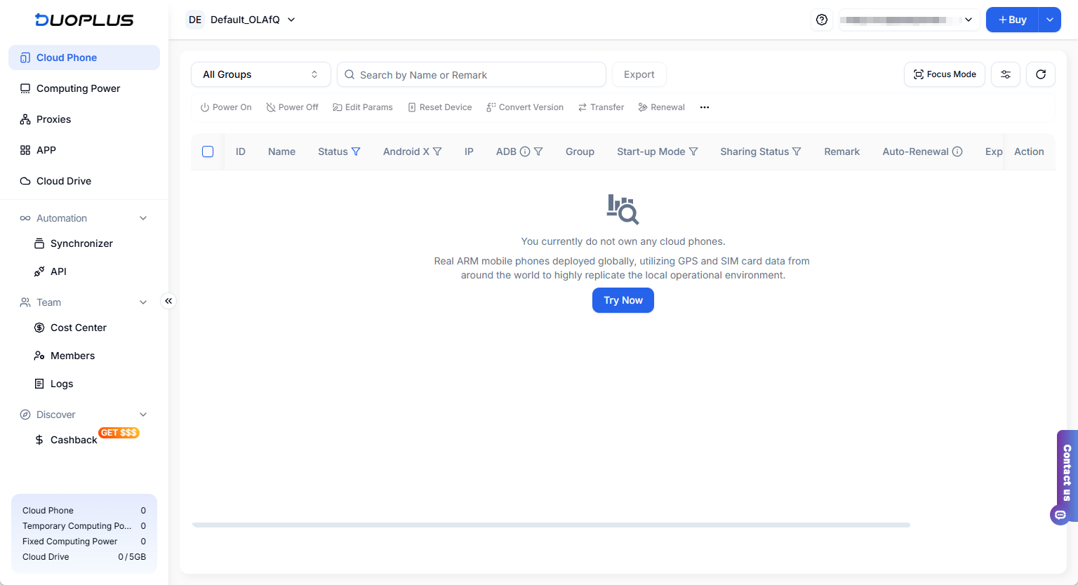 Tạo điện thoại đám mây