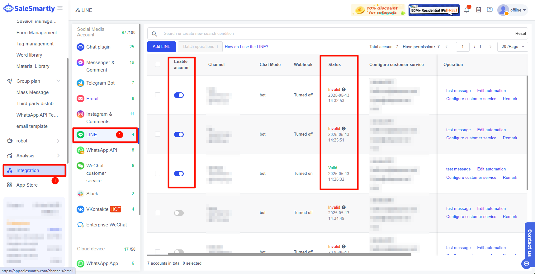 Kiểm tra danh bạ