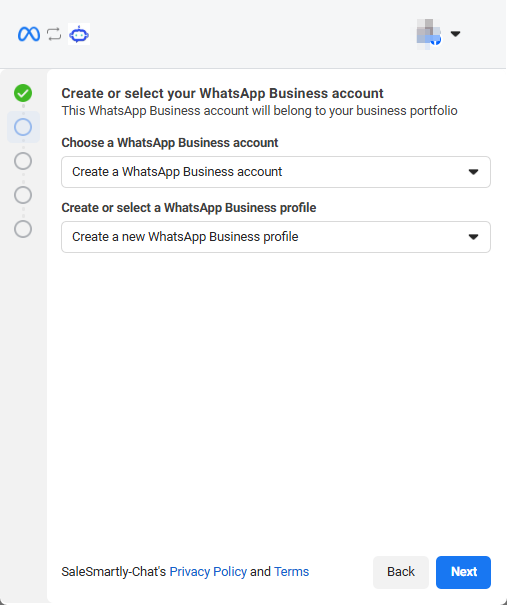 Tạo tài khoản WhatsApp Business